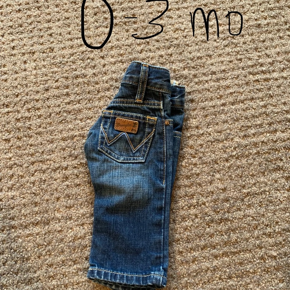 Baby 0-3 month wrangler jeans